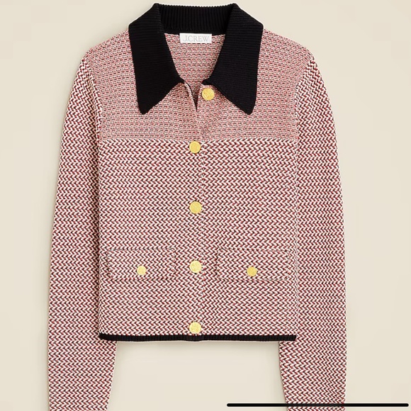 J. Crew Jackets & Blazers - J.Crew NWT Sweater Lady Jacket in Herringbone Size XXL